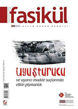 Fasikül Aylık Hukuk Dergisi Sayı:38 Ocak 2013