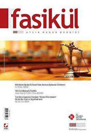 Fasikül Aylık Hukuk Dergisi Sayı:67 Haziran 2015