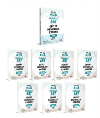Data Yayınları Fasiküllü 657 Sayılı Devlet Memurları Kanunu Set Konu Özetli Sorular 7 Fasikül - 1