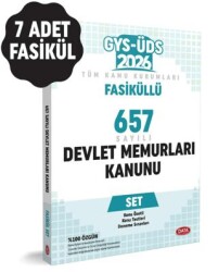 Fasiküllü 657 Sayılı Devlet Memurları Kanunu Set Konu Özetli Sorular 7 Fasikül - Data Yayınları