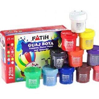 Fatih Guaj Boya 12 Renk 12x25 Ml - 1