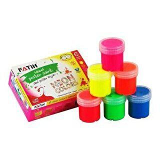 Fatih Guaj Boyası Neon 6 Renk 6X25-150Ml - 1