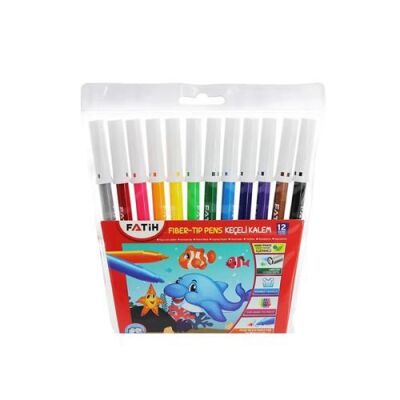 Fatih Keçeli Boya Kalemi 12 Renk - 2