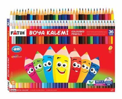 Fatih Kuru Boya Kalemi Tam Boy 36 Renk - 1