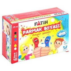 Fatih Parmak Boyası Neon 6 Renk 6x25 Ml - Fatih