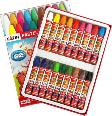 Fatih Pastel Boya 18 Renk King Size Kutulu - 1