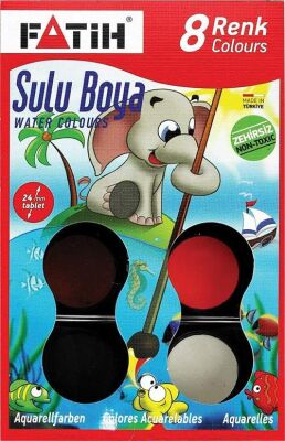 Fatih Sulu Boya 8 Renk S-8 - 1