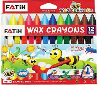 Fatih Wax Crayon Mum Boya 12 Renk
