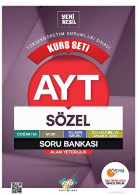 Fdd Yayınları AYT Sözel Kurs Seti Soru Bankası - 1