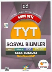 Fdd Yayınları TYT Sosyal Bilimler Kurs Seti Soru Bankası - Fdd Yayınları