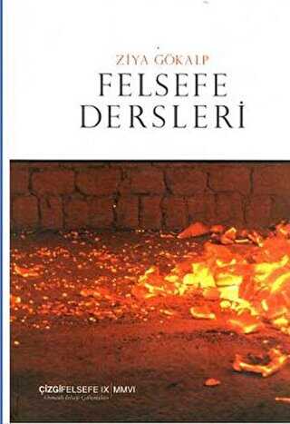 Felsefe Dersleri - Çizgi Kitabevi Yayınları