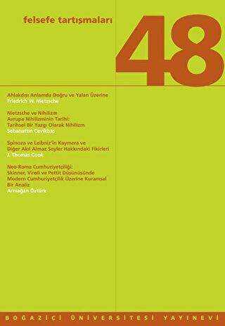 Felsefe Tartışmaları Sayı: 48 - Boğaziçi Üniversitesi Yayınevi