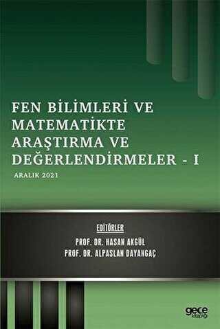 Fen Bilimleri ve Matematikte Araştırma ve Değerlendirmeler 1 - Gece Kitaplığı
