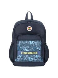 Fenerbahçe Gölge Desenli Kolon Detaylı Sırt Çantası 25717 - Me Çanta