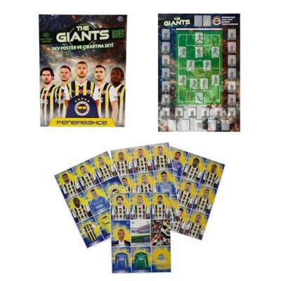 Fenerbahçe - The Giants Dev Poster Ve Çıkartma Seti - 2