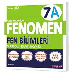 Fenomen Yayınları Fenomen 7 Fen Bilimleri A Soru Bankası - Fenomen Yayınları