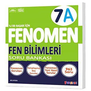 Fenomen Yayınları Fenomen 7 Fen Bilimleri A Soru Bankası - 1