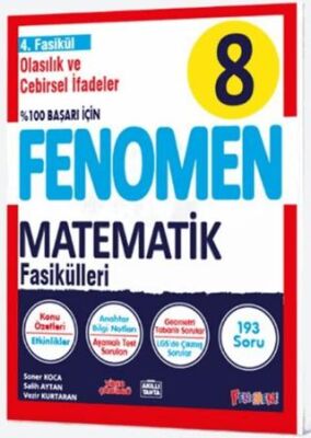 Fenomen 8 Matematik 4. Fasikül Olasılık ve Cebirsel İfadeler - 2