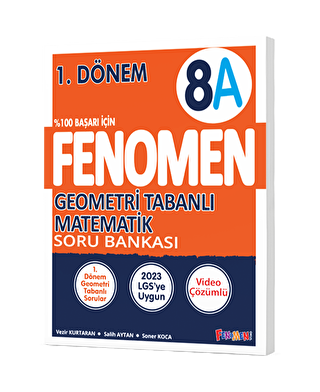 Fenomen Yayınları Fenomen 8. Sınıf Geometri Tabanlı Matematik A Soru Bankası 1. Dönem - 1
