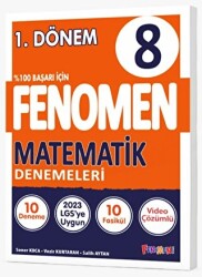 Fenomen Yayınları Fenomen 8. Sınıf Matematik Denemeler 1. Dönem - Fenomen Yayınları