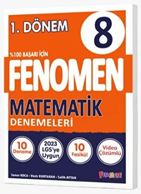 Fenomen Yayınları Fenomen 8. Sınıf Matematik Denemeler 1. Dönem - 1