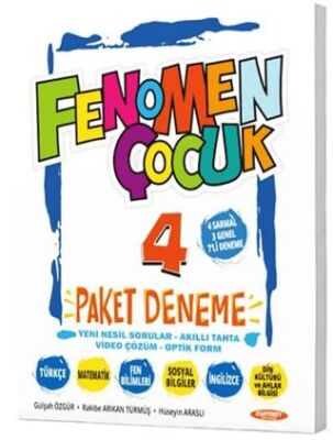 Fenomen Yayınları 4. Sınıf Tüm Dersler Paket Deneme 7 Deneme Fenomen Çocuk - 1