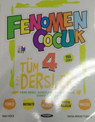 Fenomen Yayınları Fenomen Çocuk 4. Sınıf Tüm Dersler Yeni Nesil Soru Bankası - 1
