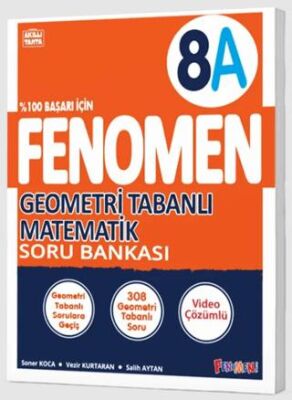 Fenomen Yayınları 8. Sınıf Fenomen Geometri Tabanlı Matemetik Soru Bankası - 1