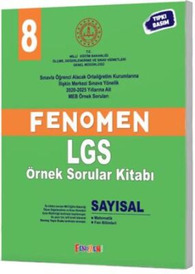 Fenomen Yayınları Fenomen 8 MEB Sayısal Örnek Sorular - 1