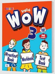WOW English 3 Practice Book + Workbook + Test Book - Fenomen Yayınları