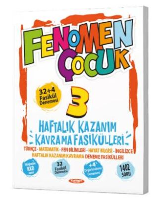 Fenomen Çocuk 3. Sınıf Haftalık Kazanım Kavrama Fasikülleri - 1