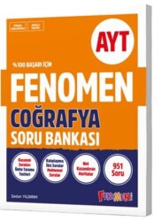 Fenomen Yayınları AYT Coğrafya Soru Bankası - Fenomen Yayınları