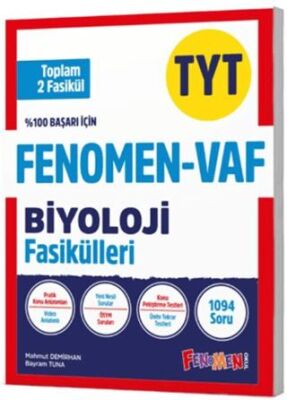 Fenomen Yayınları TYT VAF Biyoloji Fasikülleri Seti - 1