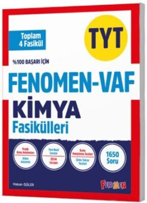 Fenomen Yayınları TYT VAF Kimya Fasikülleri Seti - 1