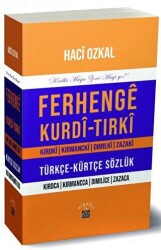Ferhengê Kurdî – Tirkî | Türkçe – Türkçe Sözlük - J&J Yayınları