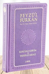 Feyzü`l Furkan Kur`an-ı Kerim ve Tefsirli Meali Sempatik Cep Boy - Ciltli Lila - Server Yayınları