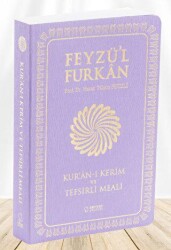 Feyzü`l Furkan Kur`ân-ı Kerîm ve Tefsirli Meali Büyük Boy - Mushaf ve Meal - İNCE CİLT LİLA - Server Yayınları