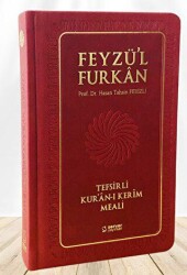 Feyzü`l Furkan Tefsirli Kur`an-ı Kerim Meali Büyük Boy - Tefsirli Meal - Ciltli BORDO - Server Yayınları