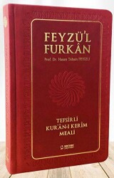 Feyzü`l Furkan Tefsirli Kur`an-ı Kerim Meali Sempatik Cep Boy - Tefsirli Meal - Ciltli - Bordo - Server Yayınları