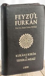 Feyzü`l Furkân Kur`ân-ı Kerîm ve Tefsirli Meali - Cep Boy - Fermuarlı - Deri Cilt - Server Yayınları