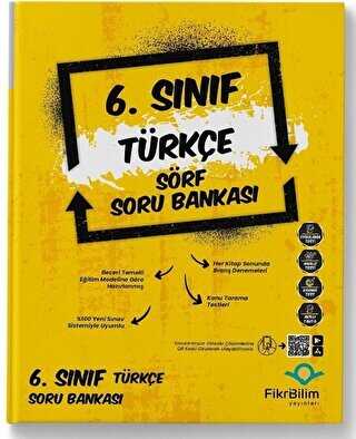 Fikribilim Yayınları 6. Sınıf Türkçe Sörf Soru Bankası