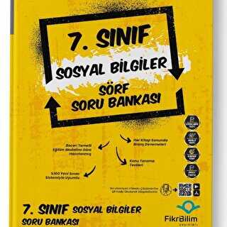 Fikribilim Yayınları 7. Sınıf Sosyal Bilgiler Sörf Soru Bankası
