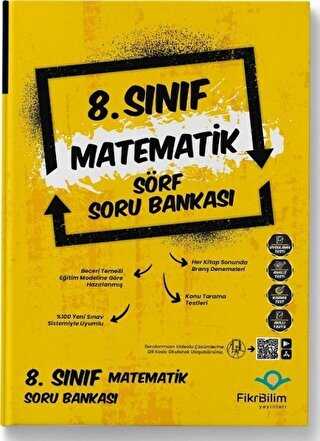 Fikribilim Yayınları 8. Sınıf Matematik Sörf Soru Bankası