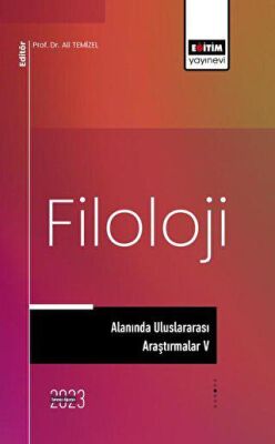 Filoloji Alanında Uluslararası Araştırmalar V - 1