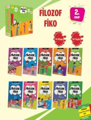 Filozof Fiko Hikaye Seti - 2 10 Kitap & Etkinlik & Değerlendirme Testi - 1