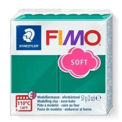 Fimo 8020-56 07 Modelleme Kili Soft Zümrüt Yeşili - 4