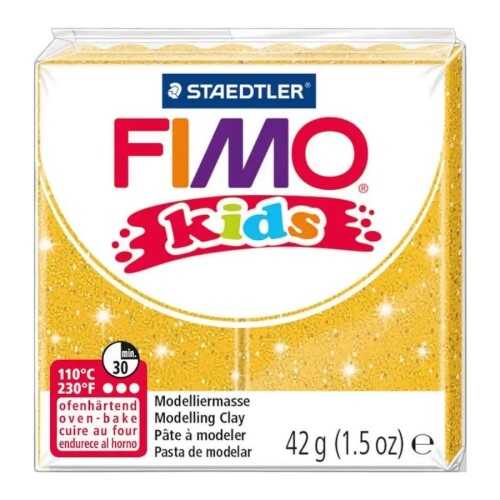 Fimo 8030-112 02 Modelleme Kili Kids Yaldızlı Altın
