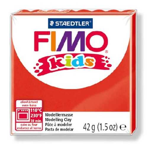 Fimo 8030-2 02 Modelleme Kili Kids Kırmızı - 1