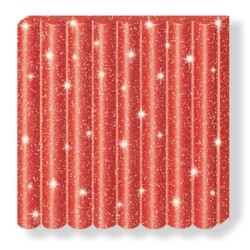 Fimo 8030-212 02 Modelleme Kili Kids Yaldızlı Kırmızı - 3