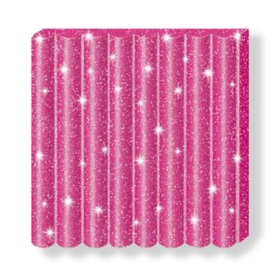 Fimo 8030-262 02 Modelleme Kili Kids Yaldızlı Fuşya - 2